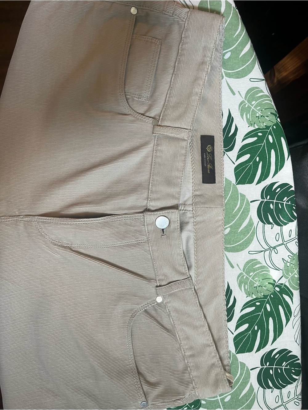 Men's Beige Casual Pants